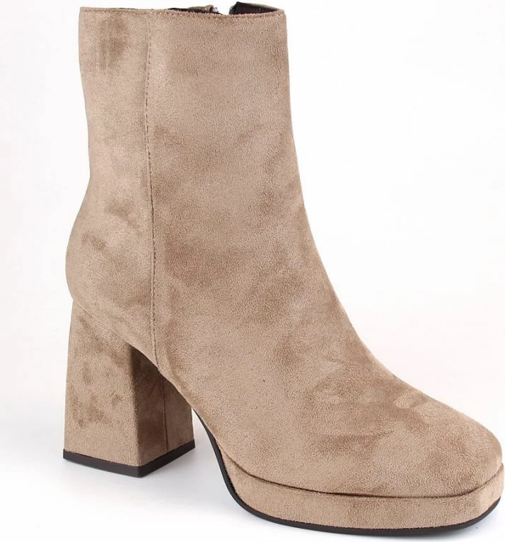 Široke škornje za ženske Jezzi, bež