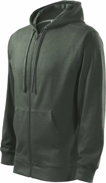 Duks z zadrgo Malfini Trendy Zipper M, zelena