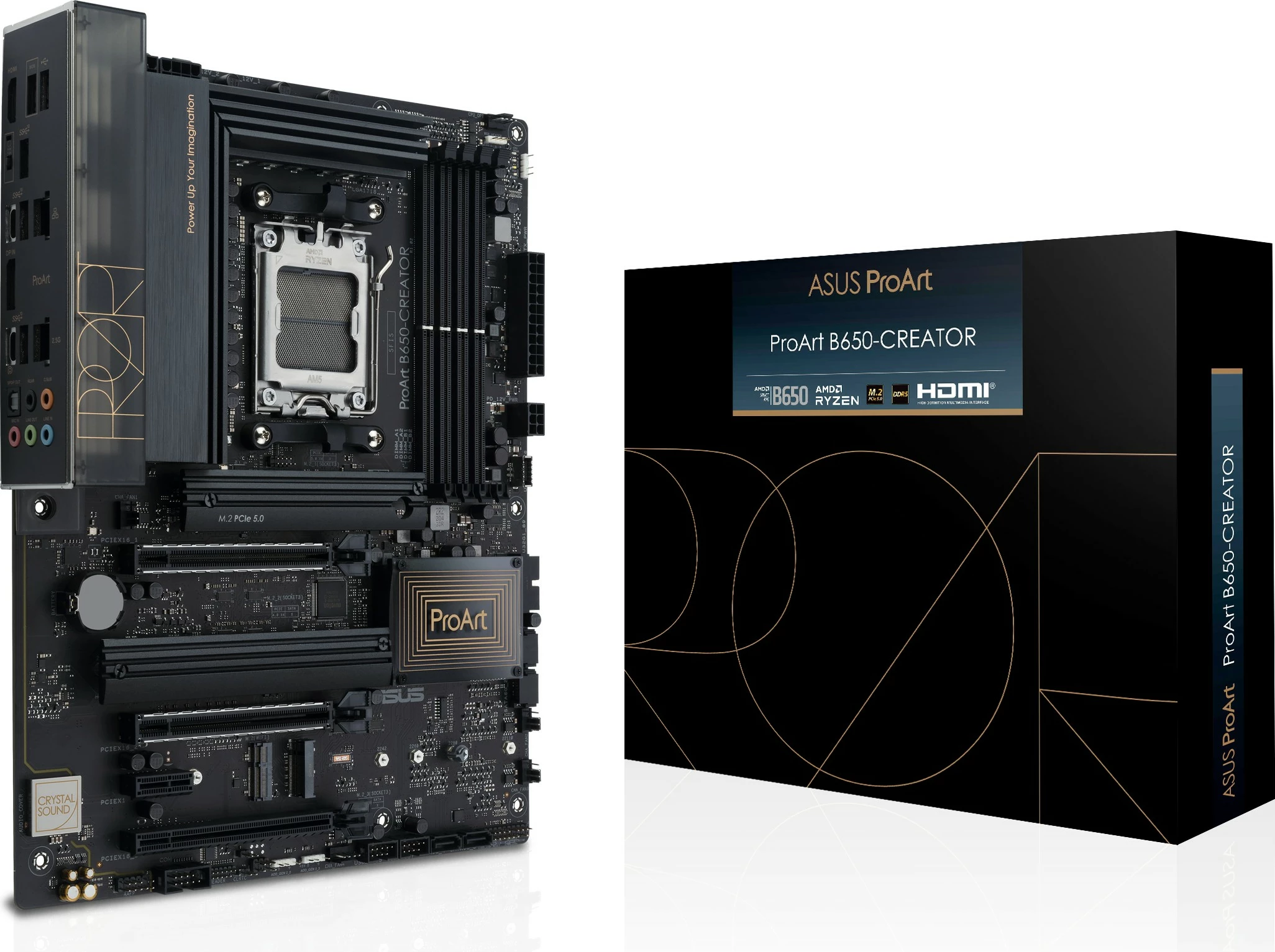 Napredna matična plošča ProArt B650-Creator ASUS, AMD Socket AM5, DDR5-SDRAM, 128 GB