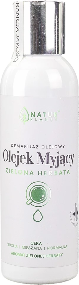 Čistilno olje za obraz z zelenim čajem, 150 ml, za ženske Natur Planet Green Tea Cleansing Oil