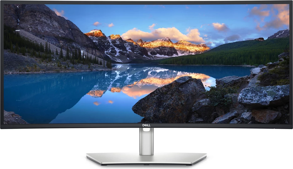 Ukrivljen 34,1" IPS monitor, 21:9 UWQHD 3440x1440, 60 Hz, zvočniki — Dell U3423WE (210-BFIT), črn