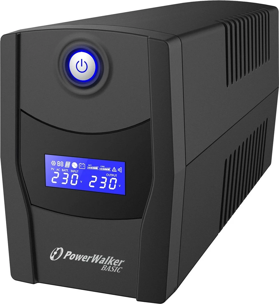 Neprerušen napajalnik PowerWalker VI 600, LCD, 360 W, 12 V