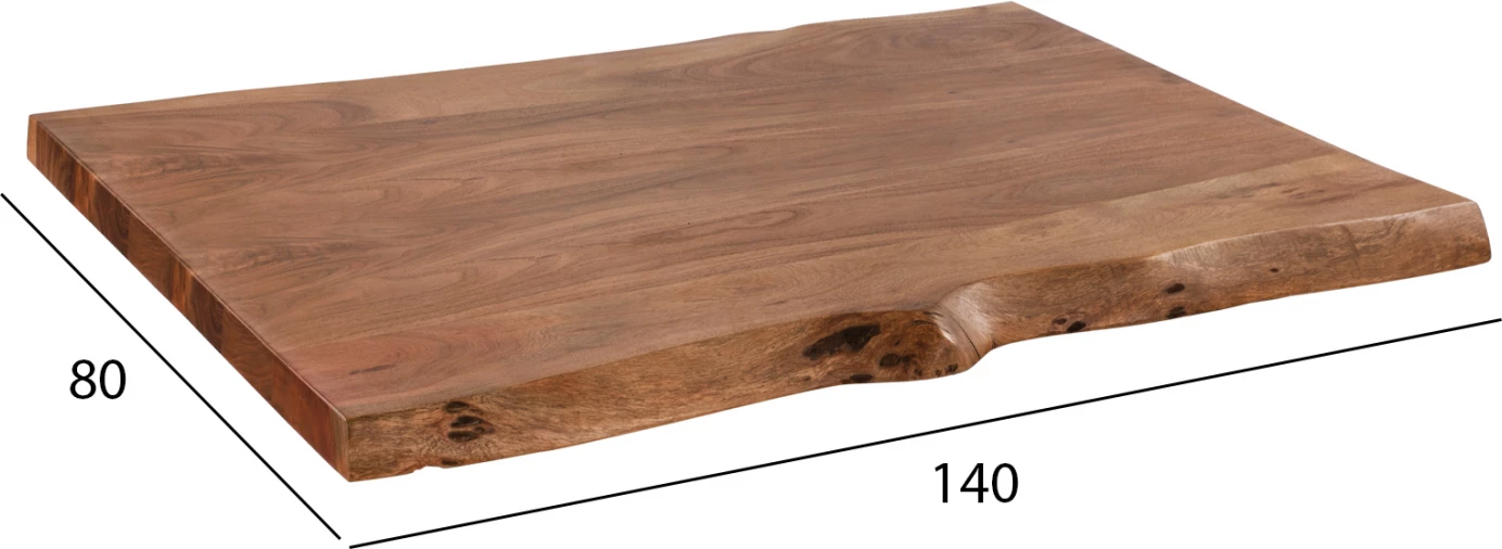 Plošča mize 140x80x4 iz akacije, FH8465.11