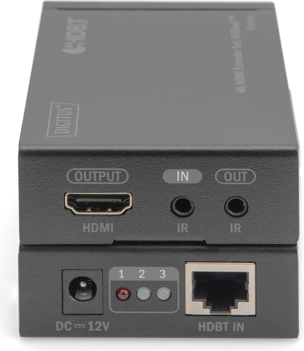 HDMI podaljševalnik za Cat5e/6/7 70 m, Digitus, črn