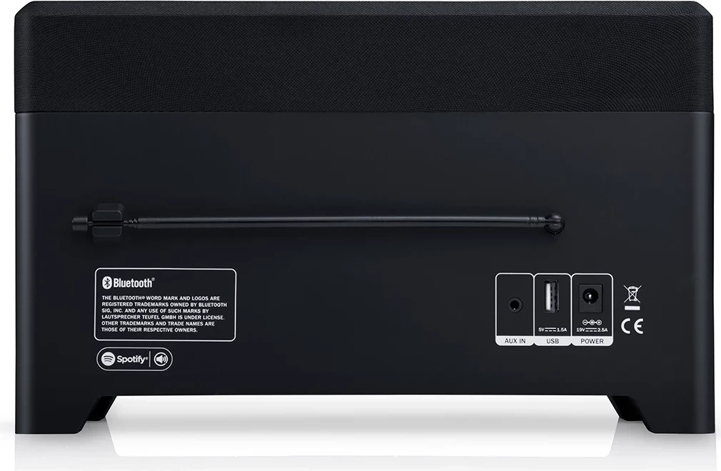 DAB+ radio Teufel RADIO 3SIXTY, črn