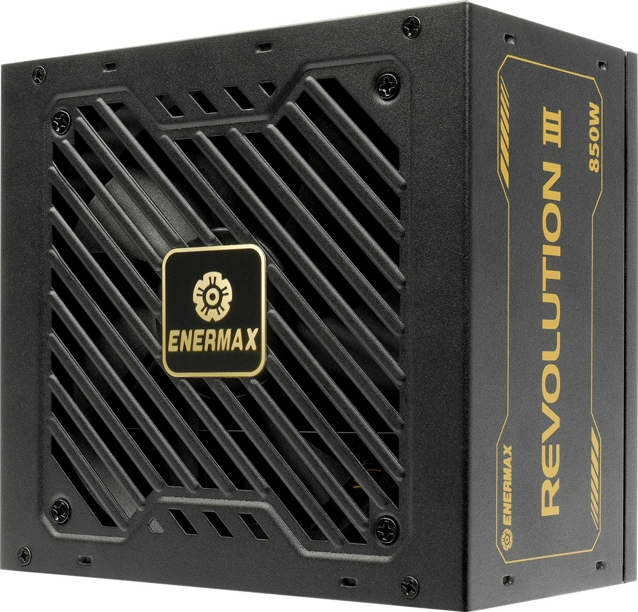 Napajalnik 850W, 80 PLUS Gold, polno modularen, črn Enermax Revolution3