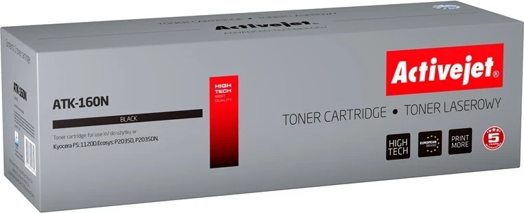Zamenjalni toner Activejet ATK-160N za Kyocera tiskalnike, 2500 strani, črn