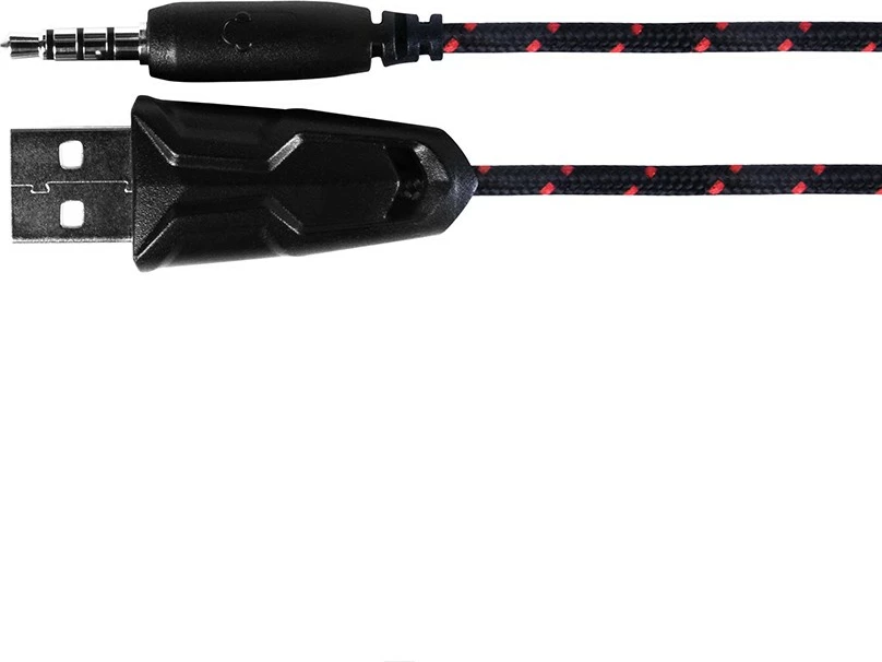 Slušalke gaming MODECOM Volcano MC-839 Sword z mikrofonom, LED, črne