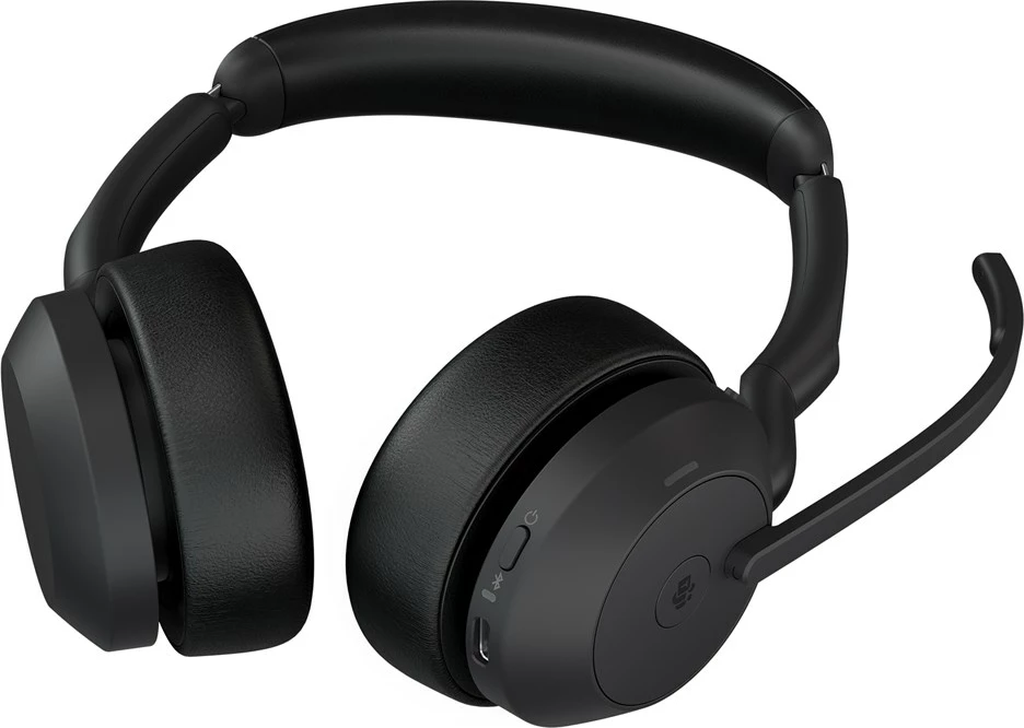 Brezžične ANC slušalke Jabra Evolve2 55 Link380c, mikrofon