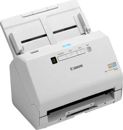 Visokozmogljiv skener, Canon RS40, 600 x 600 DPI, 40 ppm, 30 ppm, bel