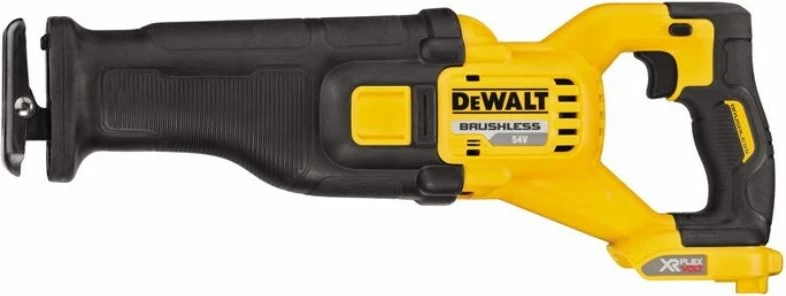 Recipročna žaga FlexVolt 54V DeWalt DCS389NT, črna, rumena