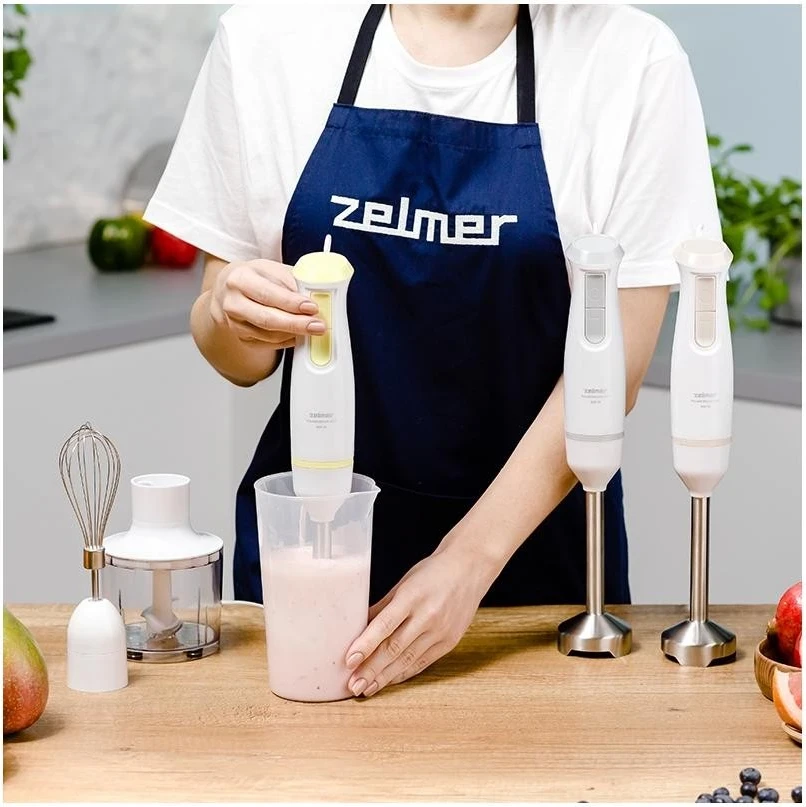 Ročni blender Zelmer ZHB4562L, 800 W, bel / zelen