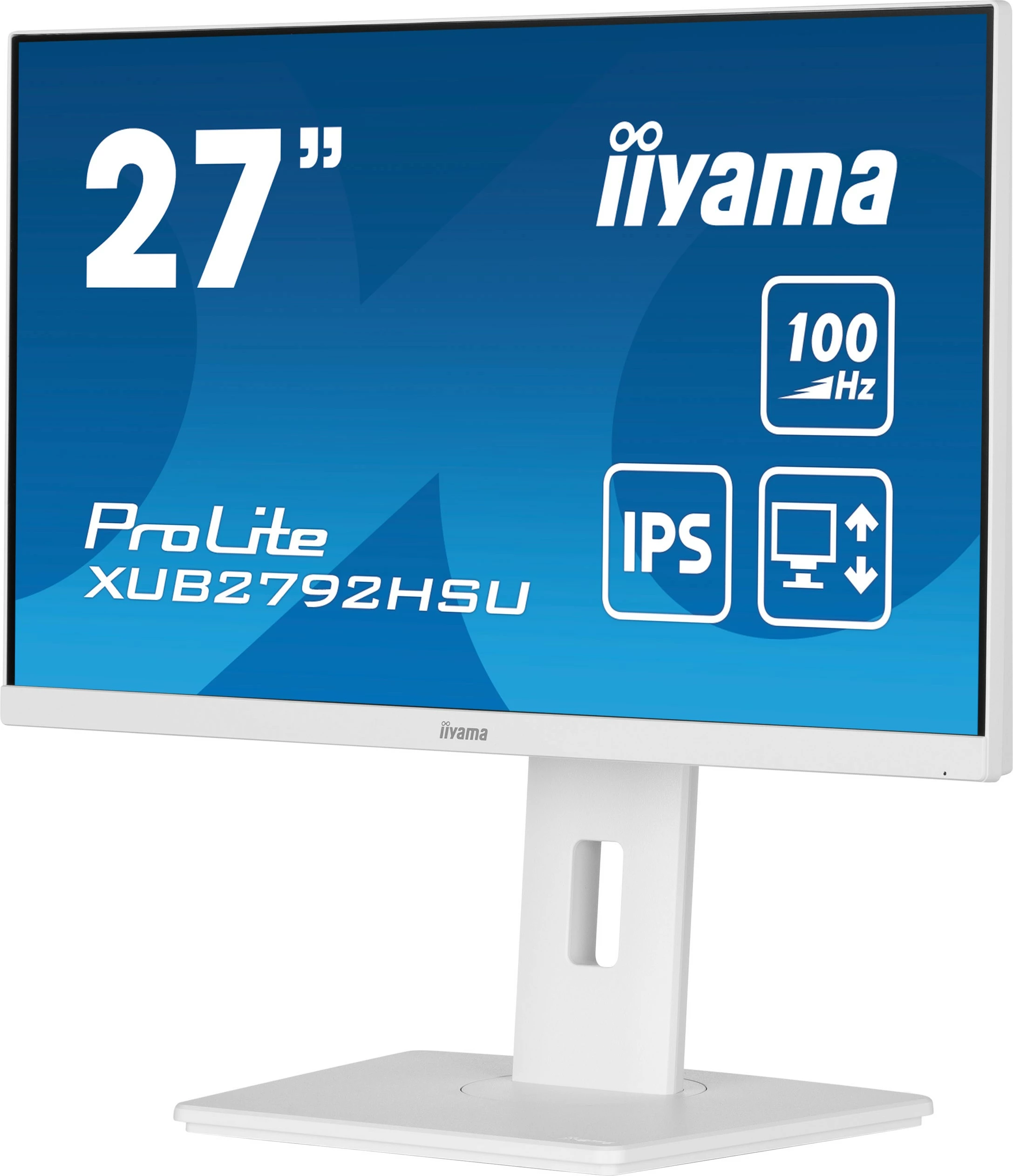 Monitor 27-palčni, Full HD, LED, 0,4 ms, bel, iiyama ProLite XUB2792HSU-W6