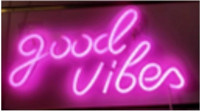 LED napis Activejet AJE-NEON VIBES, večbarven