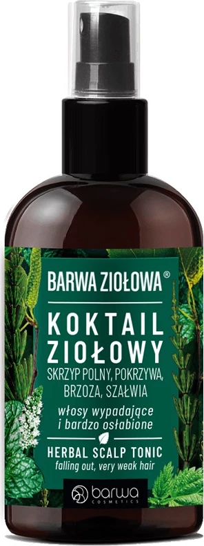 Lotion za lase proti izpadanju in zelo šibkim lasem Barwa Herbal, 95 ml