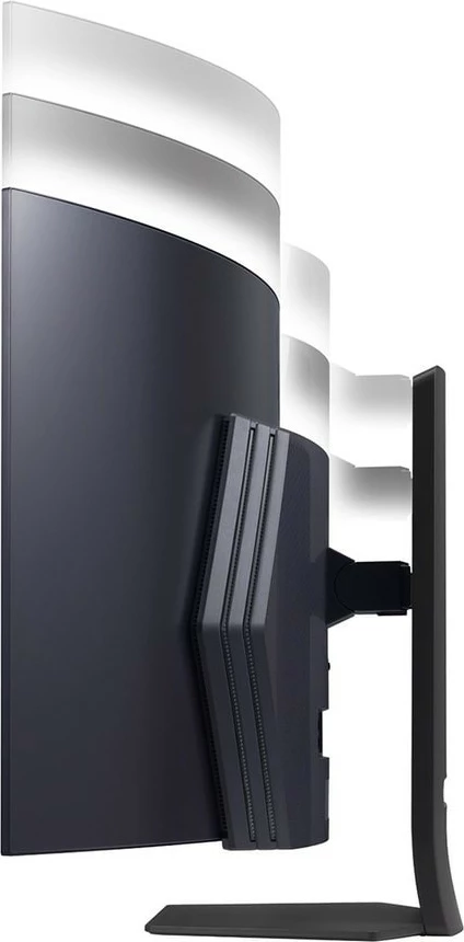 Ukrižen OLED 45-palčni zakrivljeni monitor, LG UltraGear 45GS95QX-B, 3440 x 1440