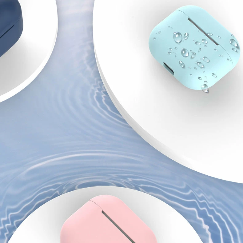 Silikonski ovitek za AirPods Pro Hurtel, moder
