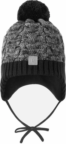 Zimska kapa za otroke Reima, črna
