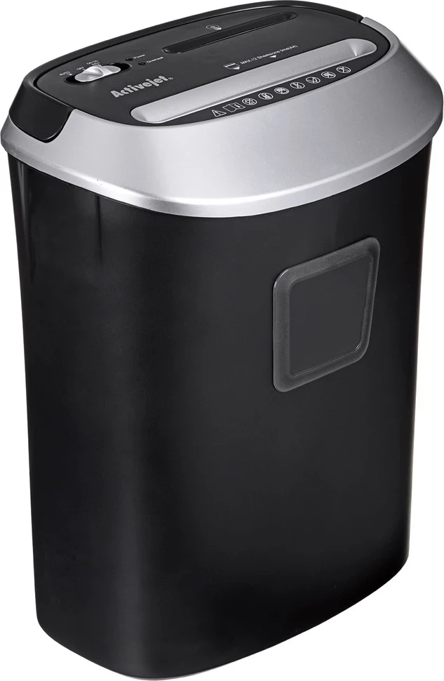 Grizalnik dokumentov Activejet ASH-1201D, črn, srebrn