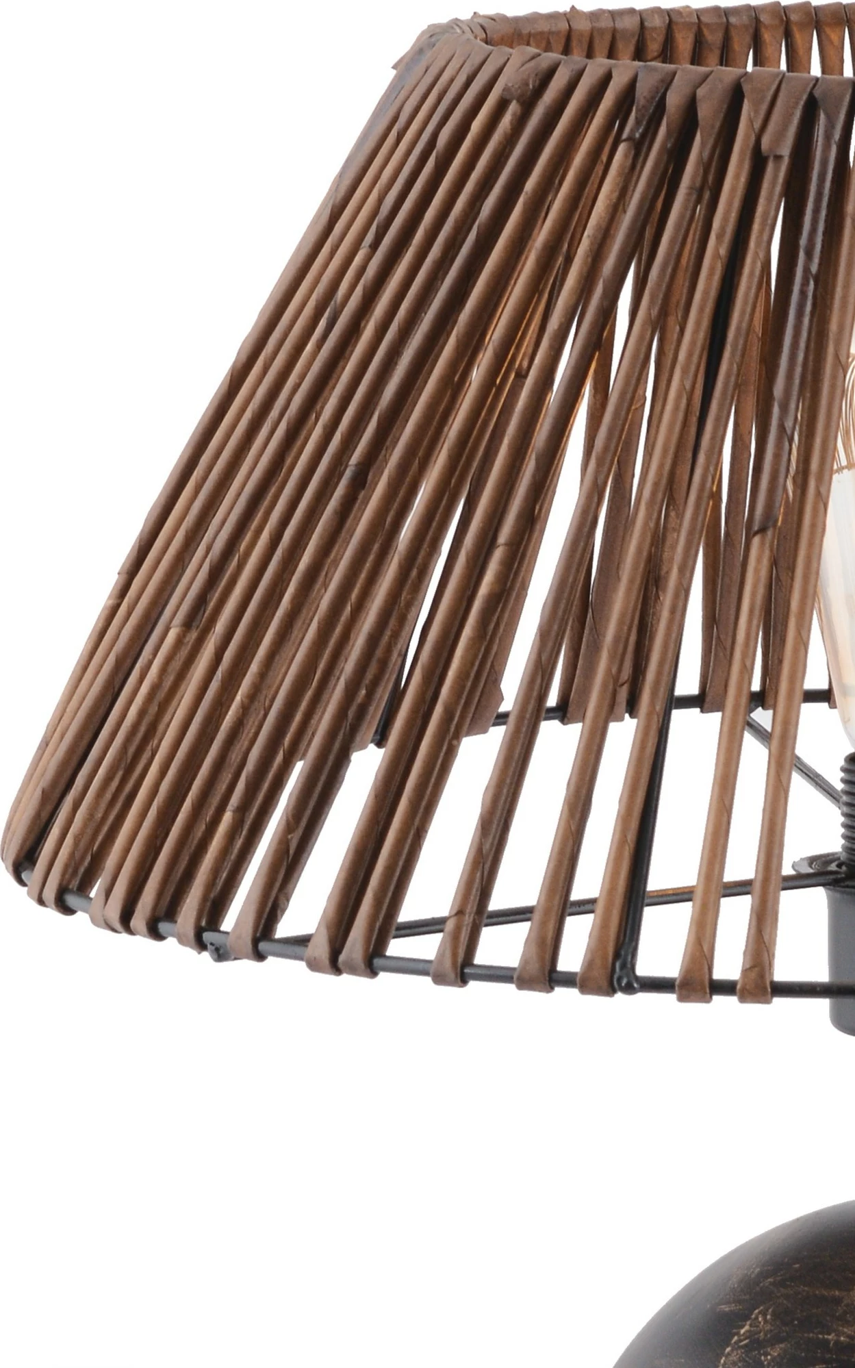 Namizna svetilka Balloon, Opviq, senčnik iz bambusa