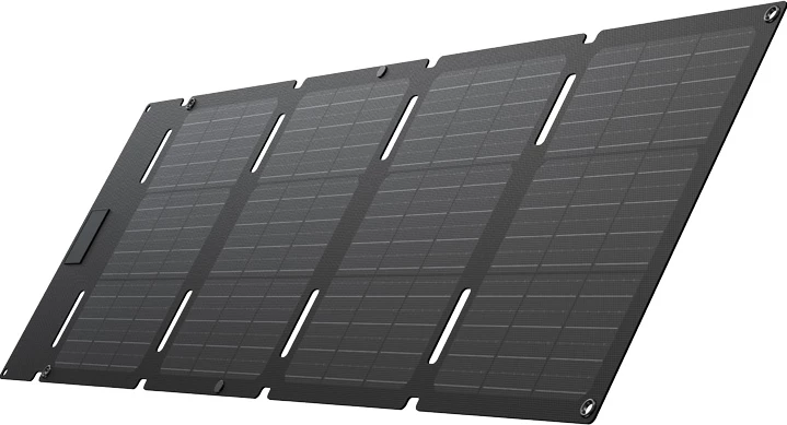 Zložljiv prenosni sončni panel 45 W, USB-C, črn EcoFlow EFSOLAR45-TYPE-C
