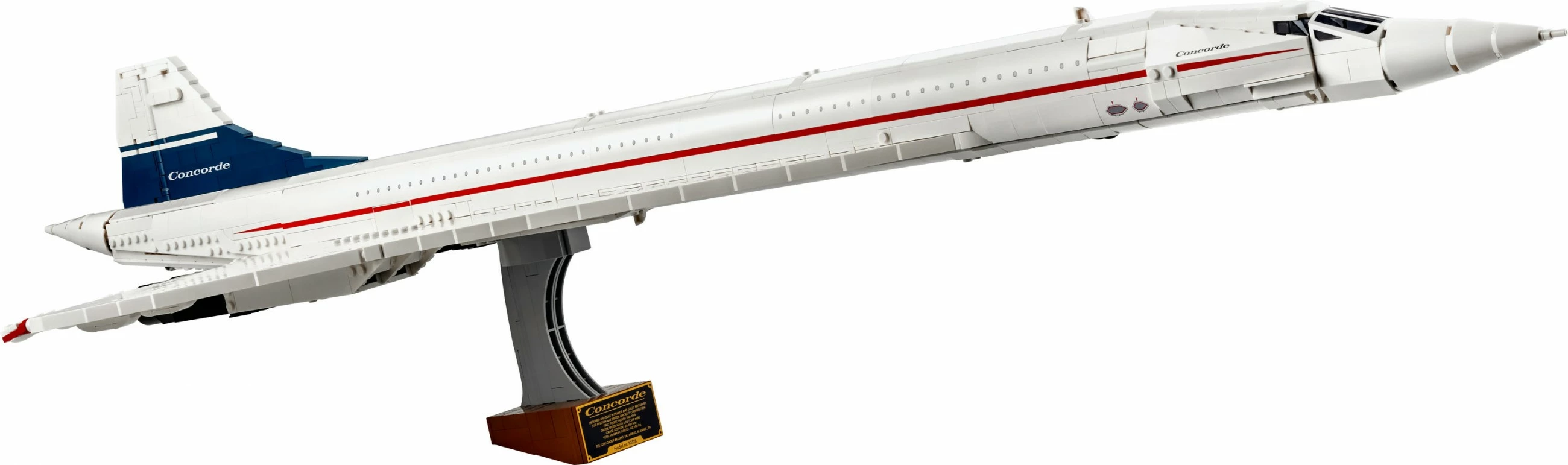Gradbeni set Concorde LEGO ICONS, 2083 kosov, večbarven