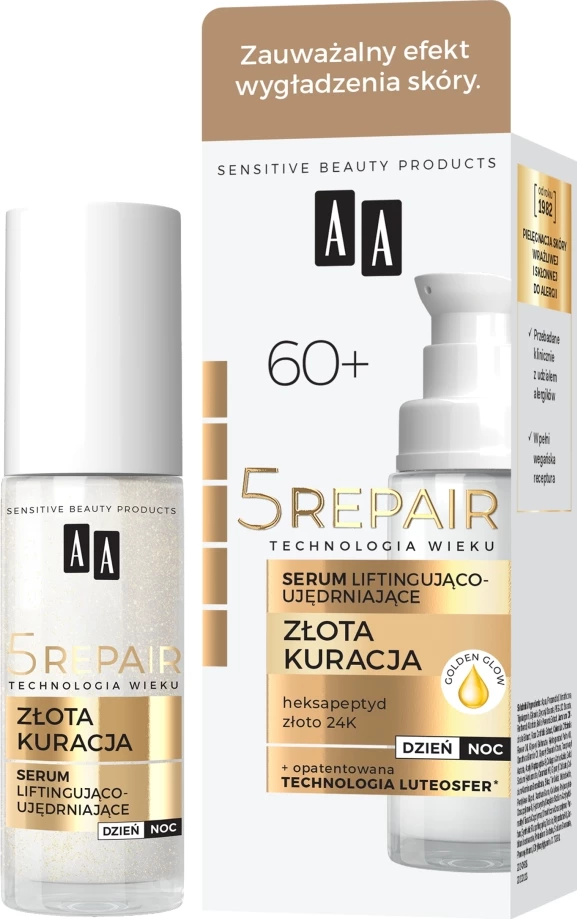 Lifting in učvrstitveni serum za ženske 60+, Technologia Wieku 5Repair, 30 ml
