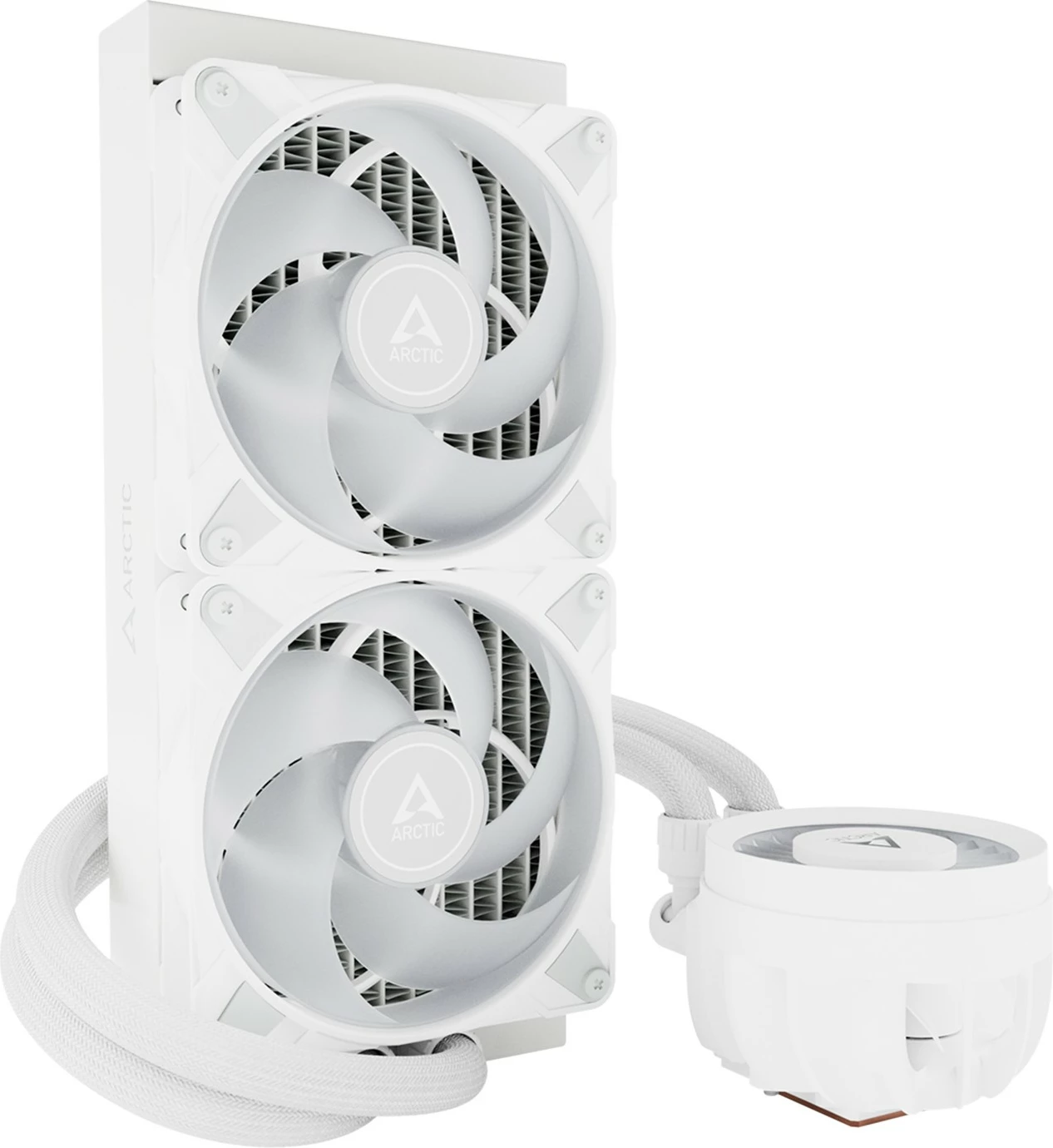 Vodna hladilna enota za CPU ARCTIC Liquid Freezer III 240 A-RGB, 12 cm, 48,82 CFM, bela