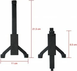 Univerzalno držalo za tablice ART RAMART AX-01, za avto, 7–10\", črno