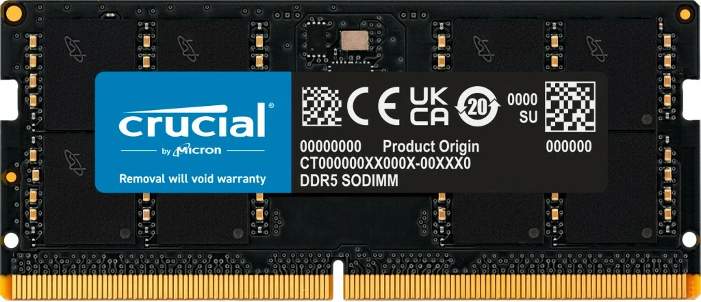 RAM pomnilnik Crucial CT32G48C40S5, 32 GB, DDR5, 4800 MHz
