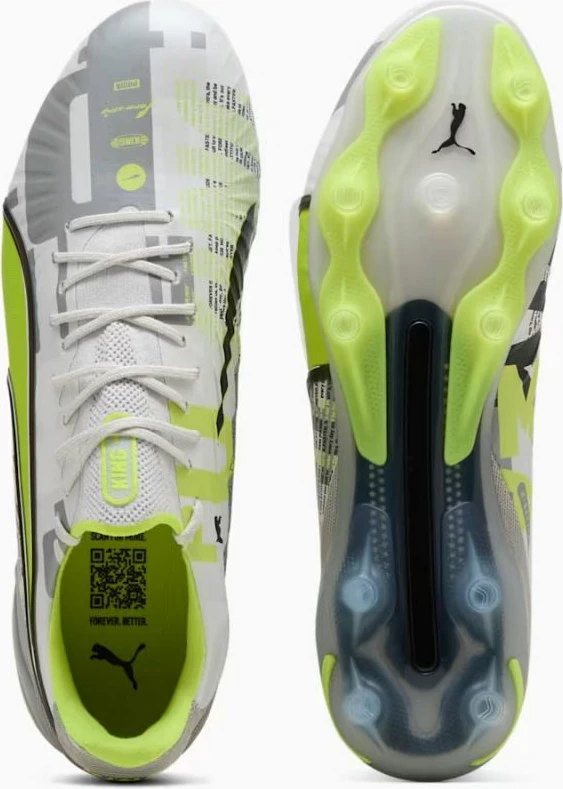 Futbalske kopačke Puma King Ultimate FG/AG, moške, pepelno-zeleno