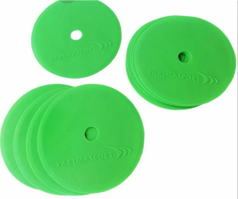 Set ploskih označevalcev za igrišče Yakimasport, 10 kosov, zelen
