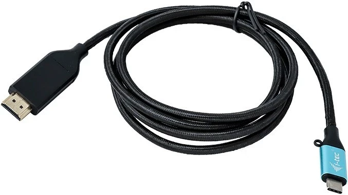 Kablu USB-C na HDMI i-tec, črn