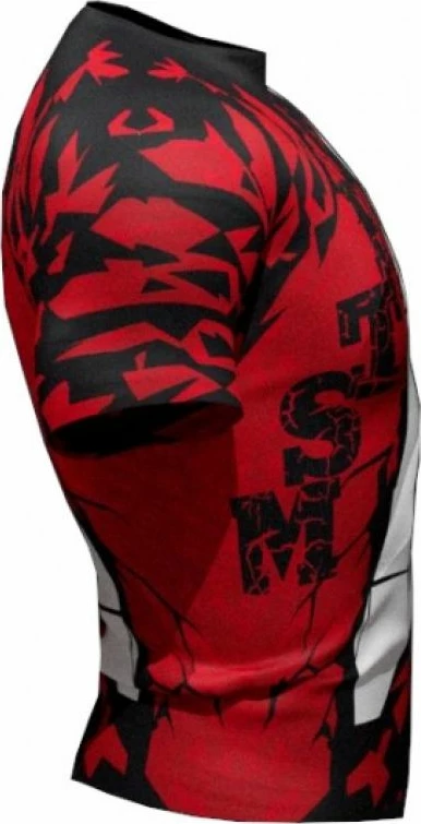 Majica za moške Masters, črna z rdečim