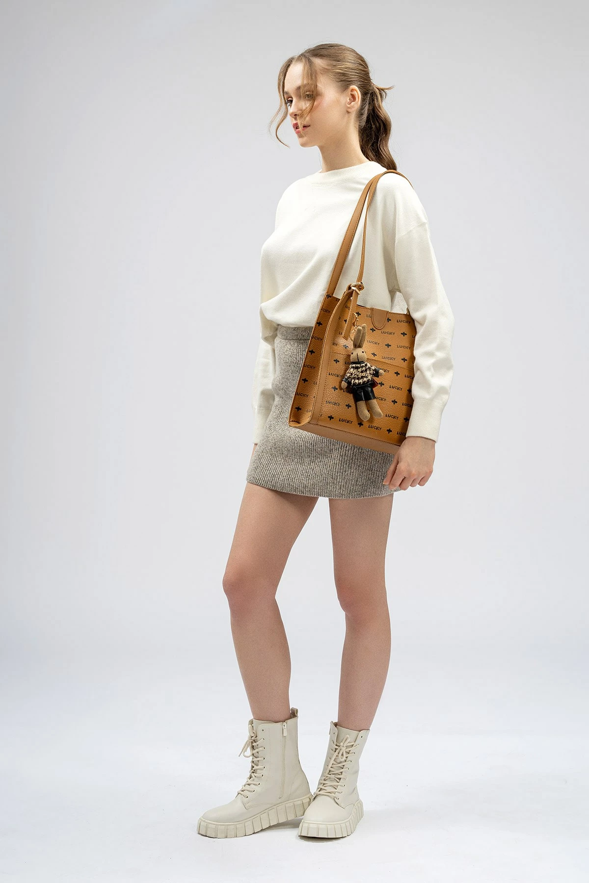 Tote torba, rumeno-mustardna Lucky Bees, 352
