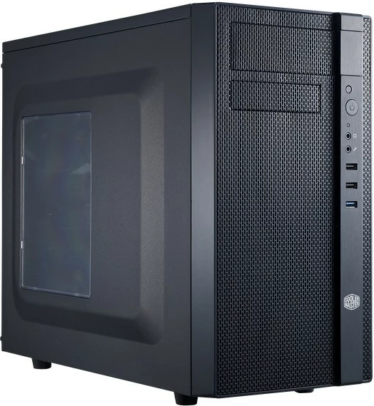 Mini ohišje Cooler Master N200, micro ATX/Mini-ITX, črn