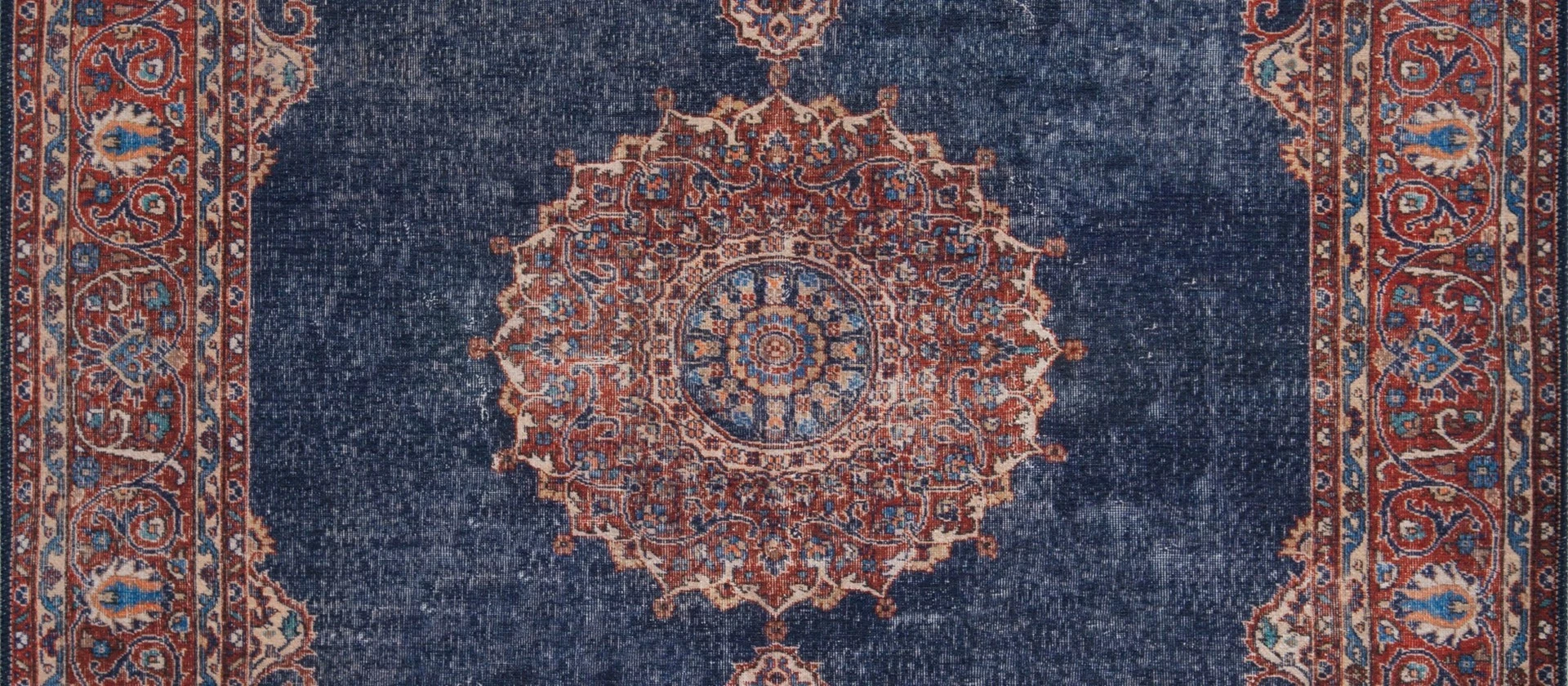 Preproga (210 x 310) Conceptum Hypnose, Blues Chenille - temno modra AL 87