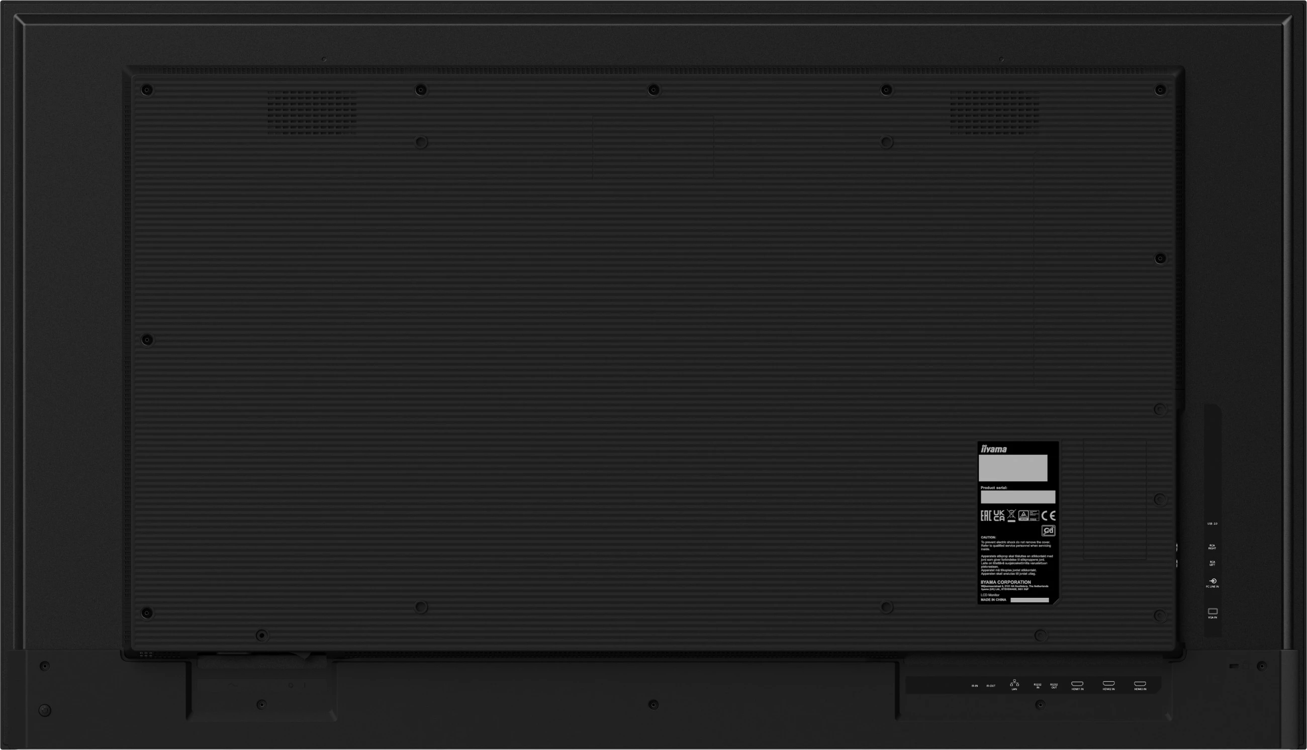 Digitalni zaslon iiyama LH5041UHS-B2AG, 50", LCD, 4K Ultra HD, črn