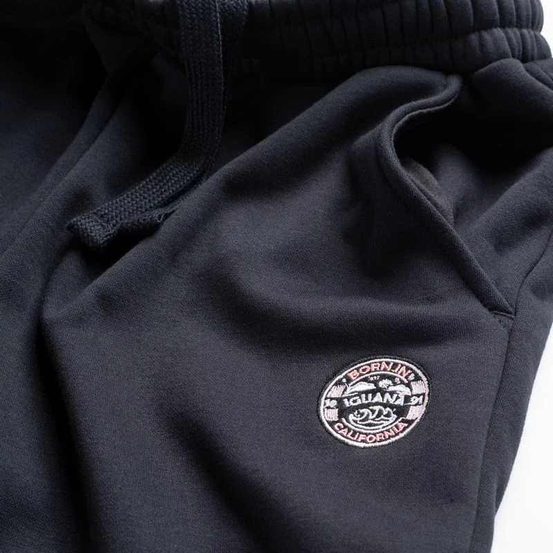 Otroške športne hlače Iguana, črne