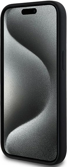 Silikonski ovitek za telefon MagSafe za iPhone 15/14/13, črn — Karl Lagerfeld Karl & Choupette