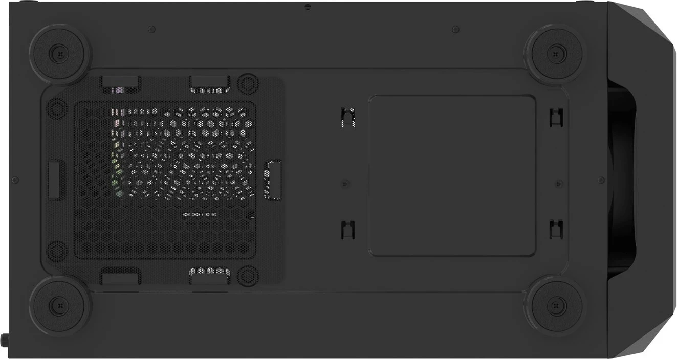 Konzola FURY Shobo SH4F RGB Midi Tower, črn