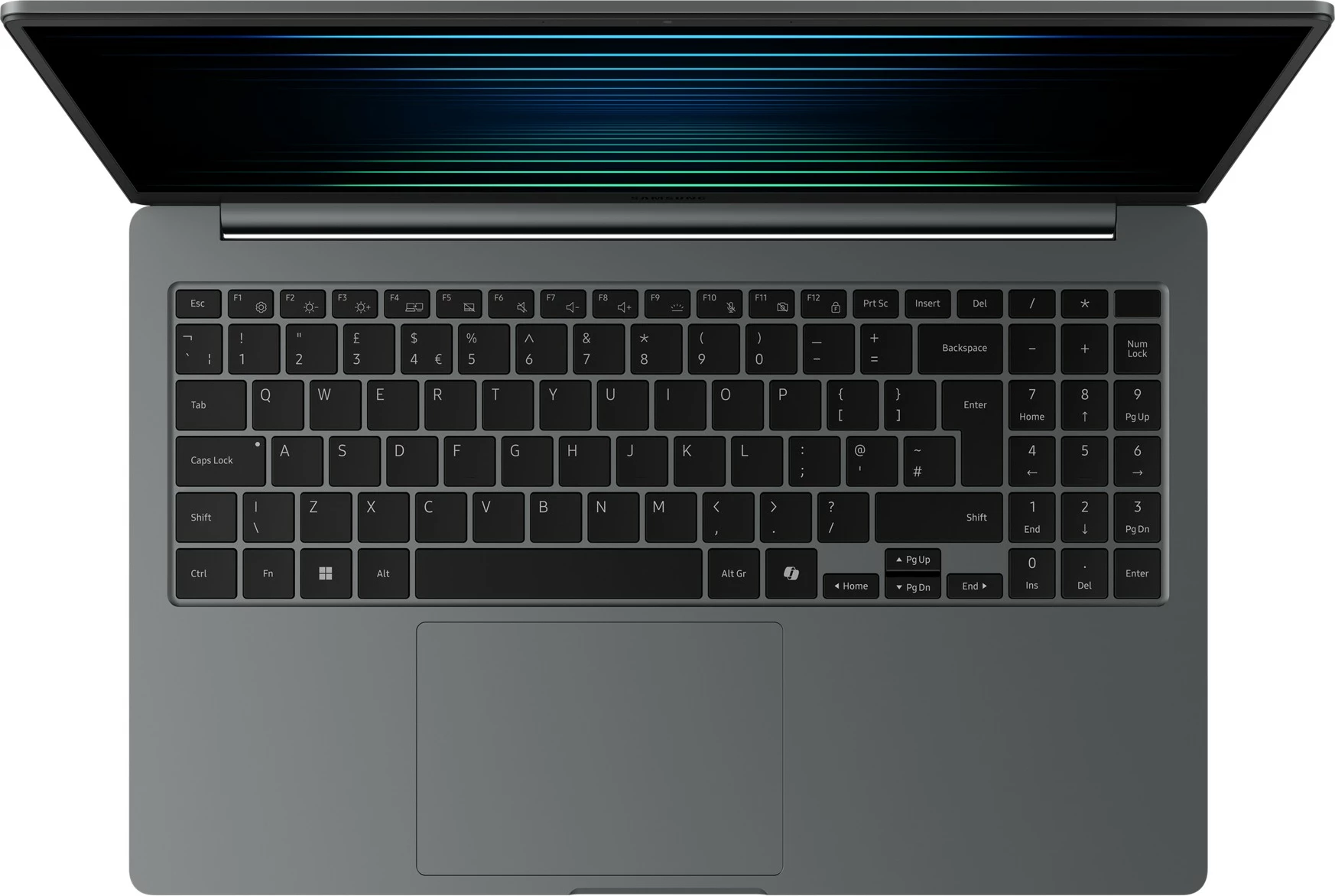 Prenosnik Samsung Galaxy Book5 CU5 226V, 8 GB RAM, 256 GB SSD, 15,6", siv