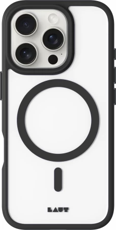 Zaščitni ovoj LAUT Huex Protect MagSafe za iPhone 16 Pro, črn