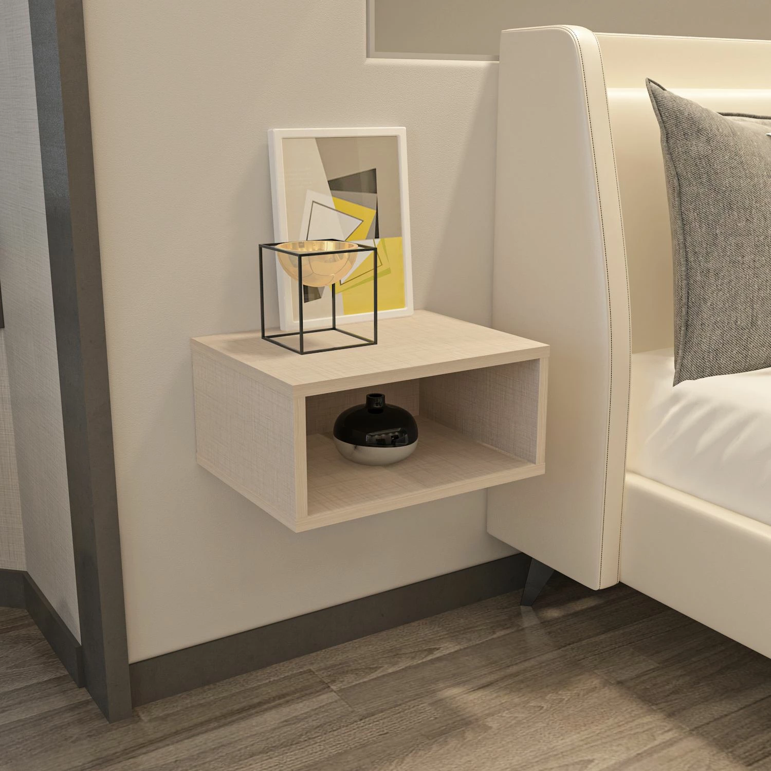 Nočna omarica Skye Decor Dora, bež