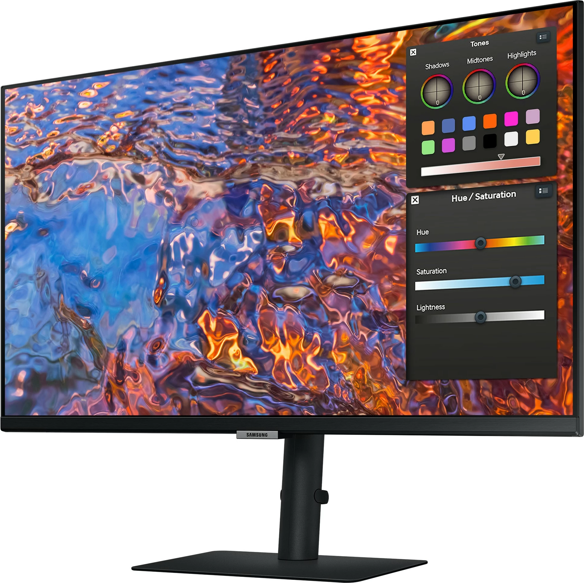 27" 4K Ultra HD LED monitor, črn - Samsung S80PB