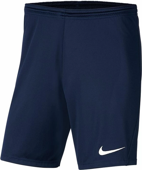 Otroške športne kratke hlače Nike Park III Knit, temno modre