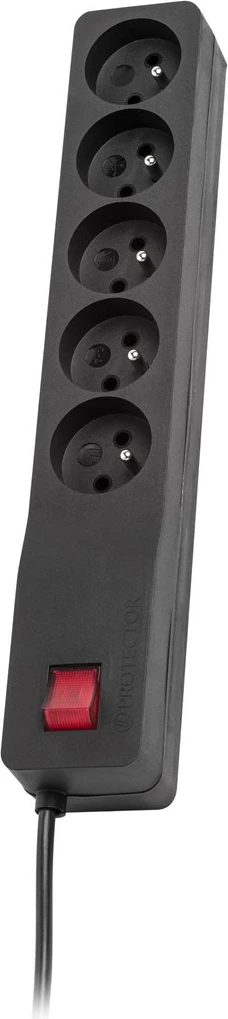 Zgostek napajalni Lestar 1966006332, 1,5 m, 230 V, črn