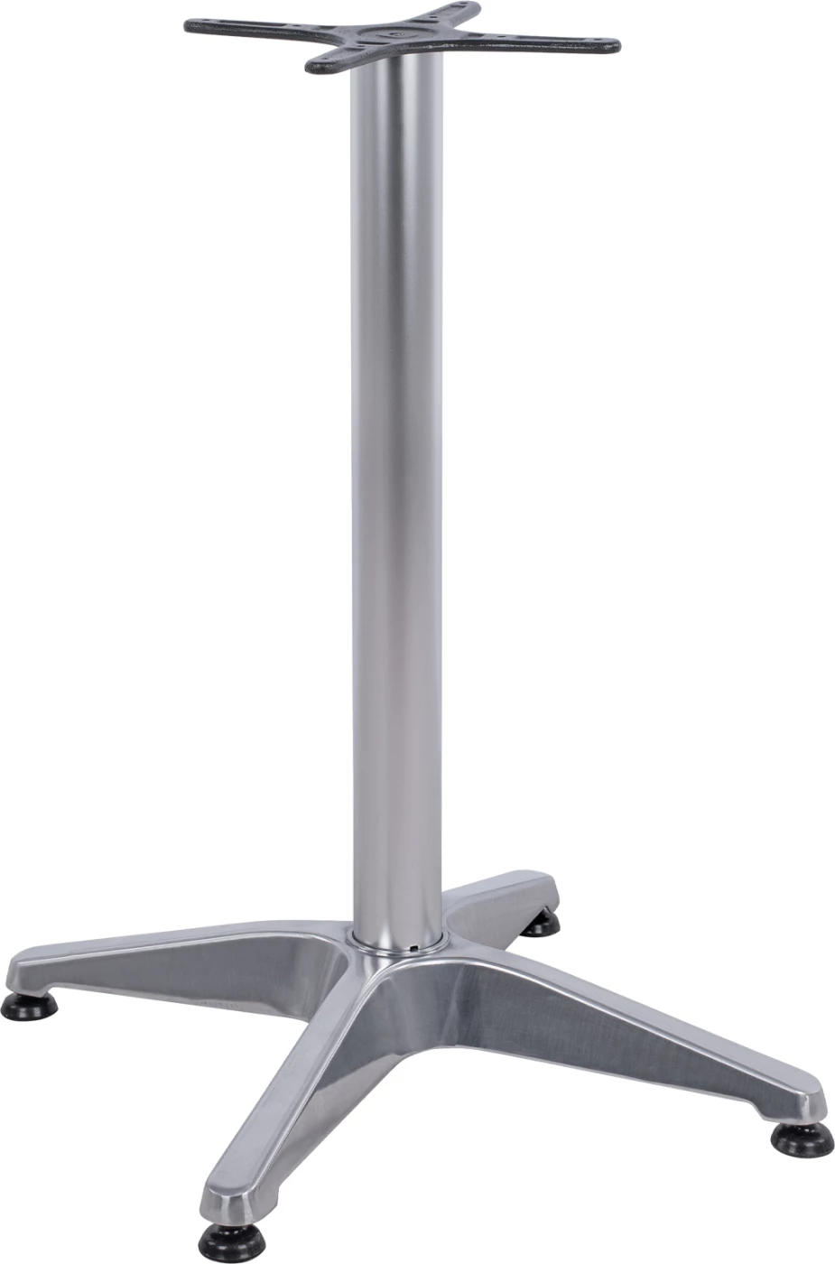 Aluminijasta osnova 4 noge 58x58x68.5cm s križem 28x28cm FH447 kromirana