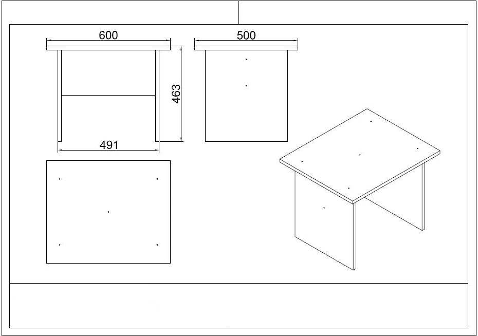 Pisarniški komplet pohištva Skye Decor Vo19-Ba, barok in antracit