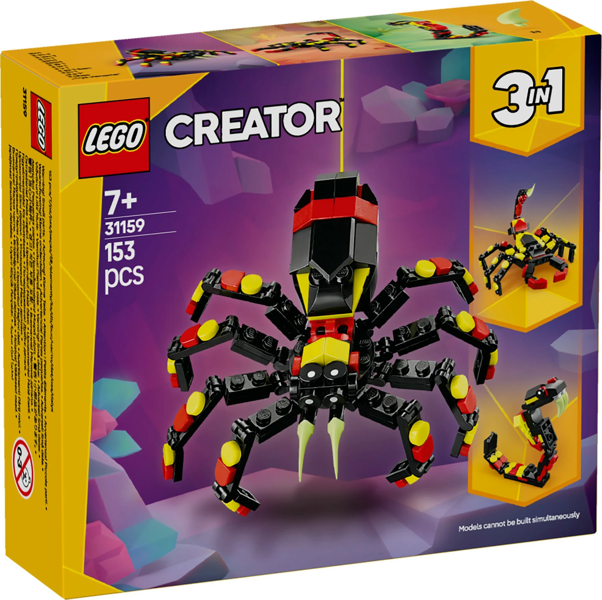 Komplet za gradnjo 3-v-1, 153 delov, večbarven LEGO Creator 31159